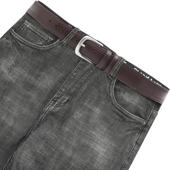 COPY - Men's Belt 56" Extra Long Belt with Tail Reinforced Strap for Casual Work - Picture 6 of 7